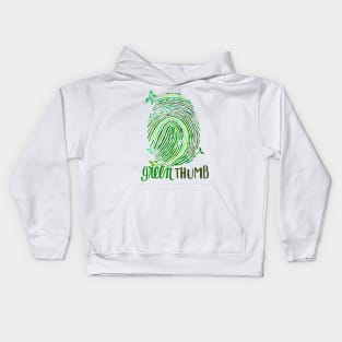 green thumb Kids Hoodie